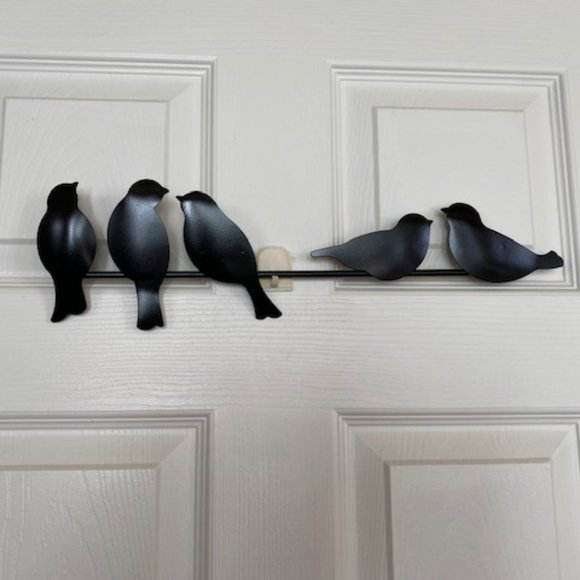 Farmhouse Metal Bird Cutout Birds on Branch Wire Art, Wall Decor - Picture 9 of 14